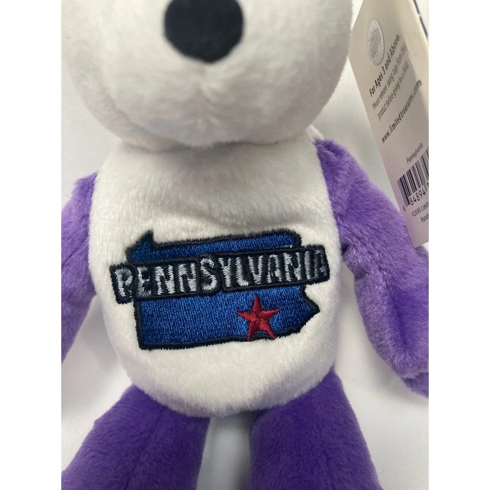 Pennsylvania State Quarter Warman's Book Souvenir Plush Bear Toy Collectible‎